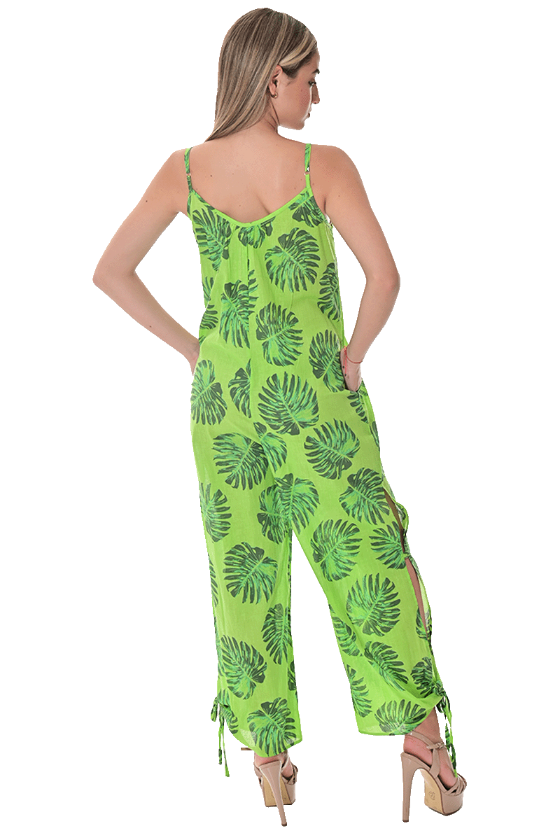 Women's Jumper Wide Leg with Side Slits Loose Fit by AZUCAR - ROYAL PRINT - Color Options - LCJ1359 - 6 PCS/PRE-PACK