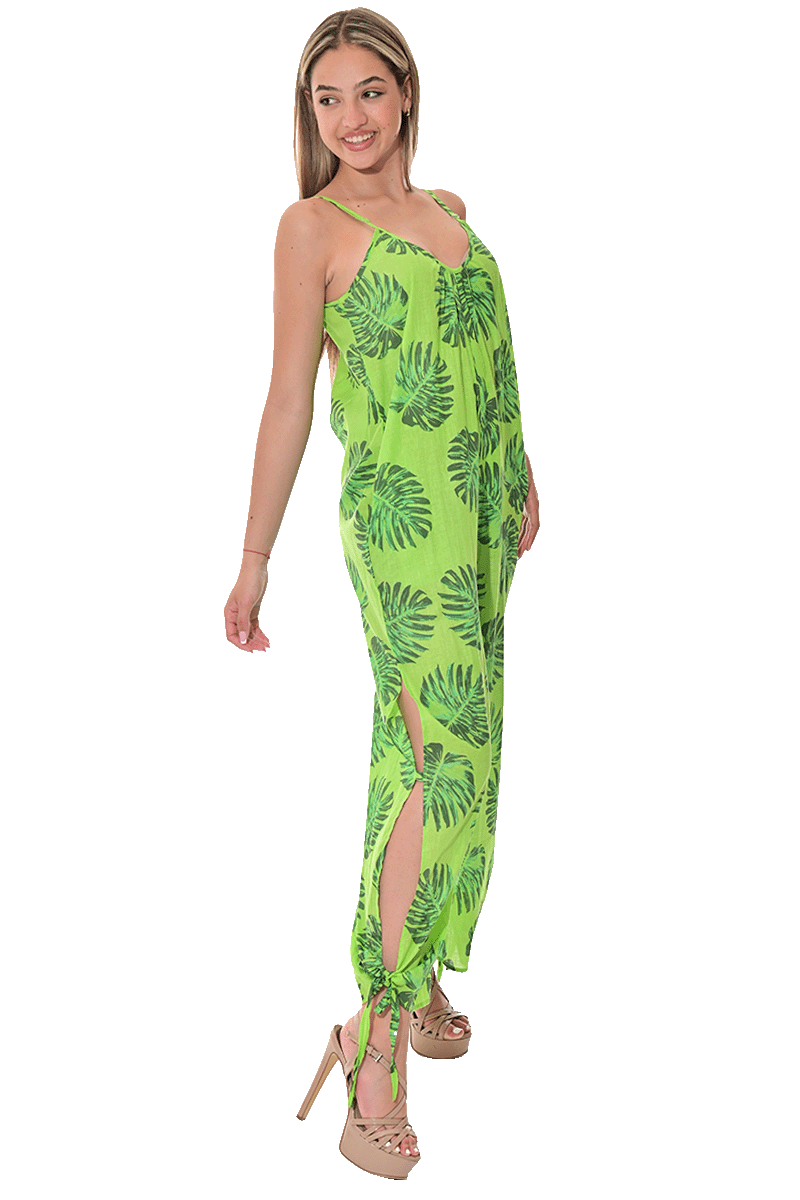 Women's Jumper Wide Leg with Side Slits Loose Fit by AZUCAR - ROYAL PRINT - Color Options - LCJ1359 - 6 PCS/PRE-PACK