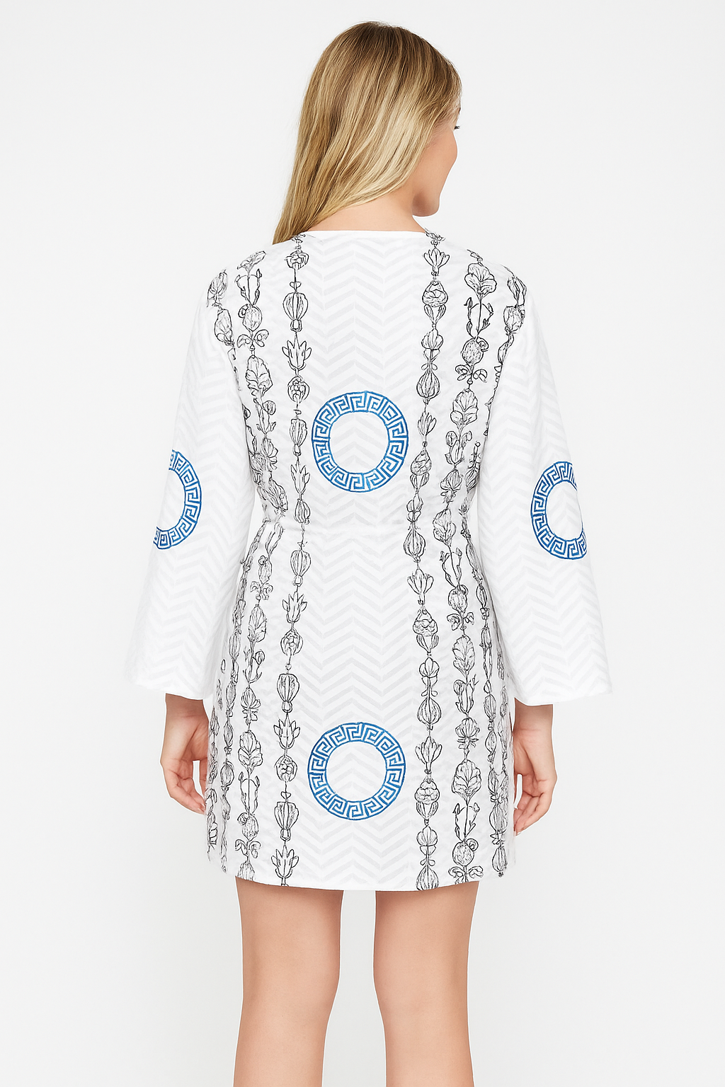 Swimsuit Cover-Up Tunic Sheer White by AZUCAR - LMT3606 - 6 PCS/PRE-PACK