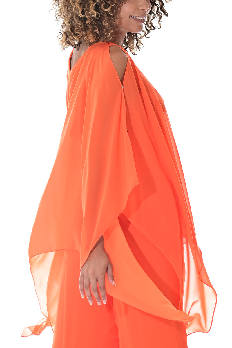 Ladies Shear Shrug Poncho Light Weight Off-the-Shoulder by AZUCAR - GREEN - Color Options - LSB3110 - 6 PCS/PRE-PACK