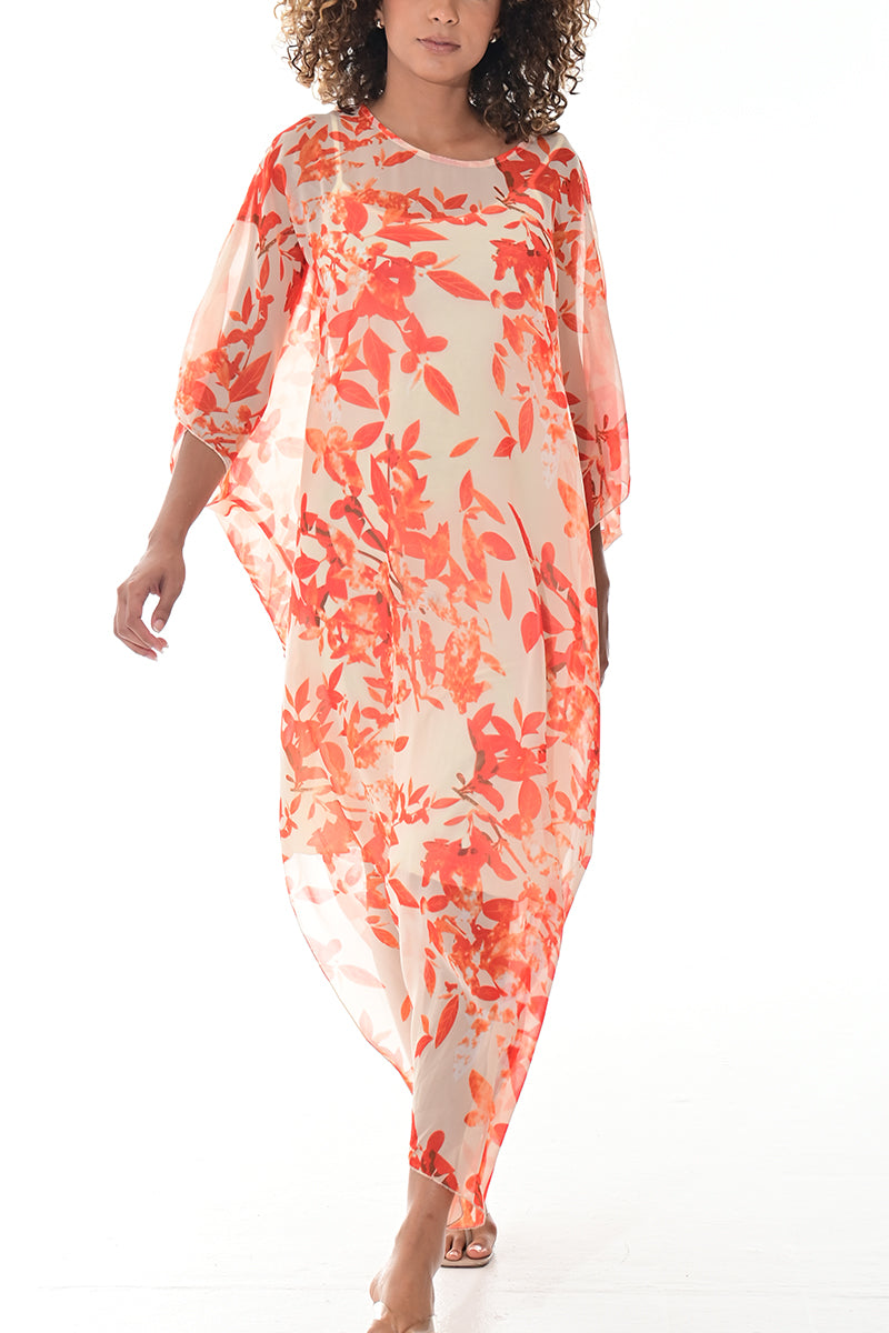 Ladies Maxi Dress Loose Dolman Sleeve by AZUCAR-GREEN FLORAL-Color Options-LSB421 - 6 PCS/PRE-PACK