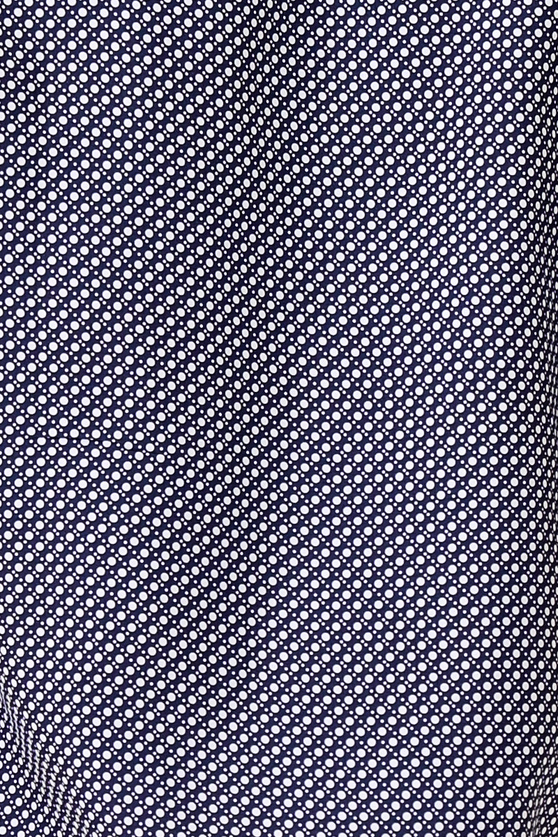 Men Microfiber Modern Print Short Sleeve Shirt by BOHIO Navy - MCS3195 - 6 PCS/PRE-PACK