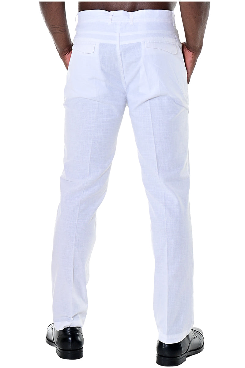 Men Cotton Spandex Pant BEIGE (3) Colors - MCSP486
