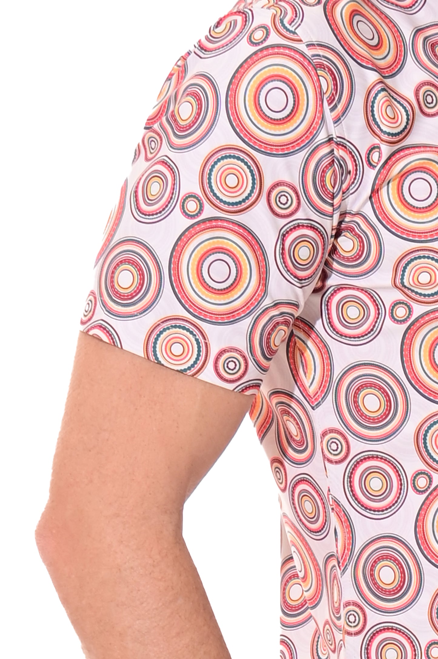 Men's S/S Button Down Shirt fashion Print by BOHIO - BEIGE/PRINT - MKS3169 - 6 PCS/PRE-PACK