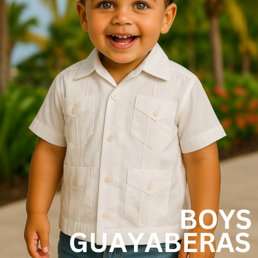 Boys Classic Guayabera