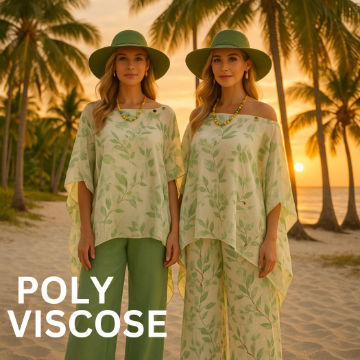LADIES POLY/VISCOSE