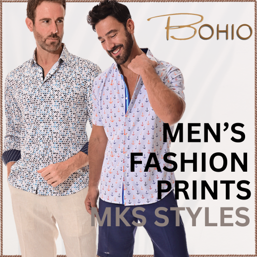 Men Fashion Print Shirts by BOHIO - MKS