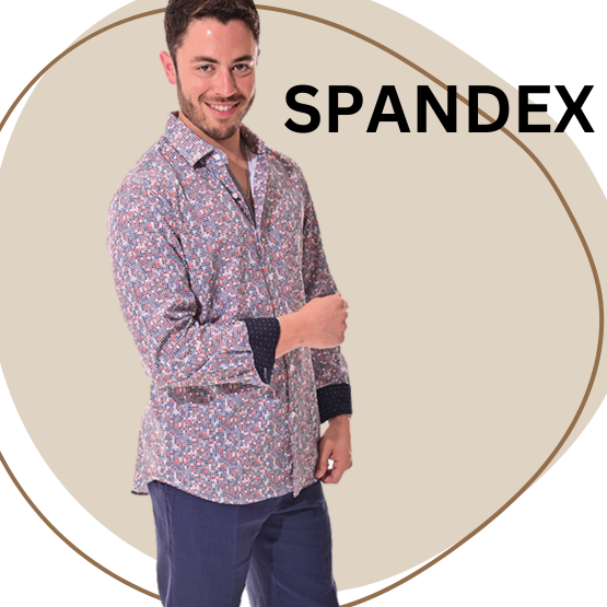 MEN'S SPANDEX FASHION PRINT SHIRTS