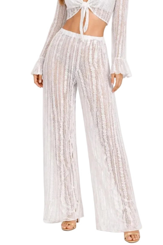 AZUCAR Long Lace Pants - LMP3993