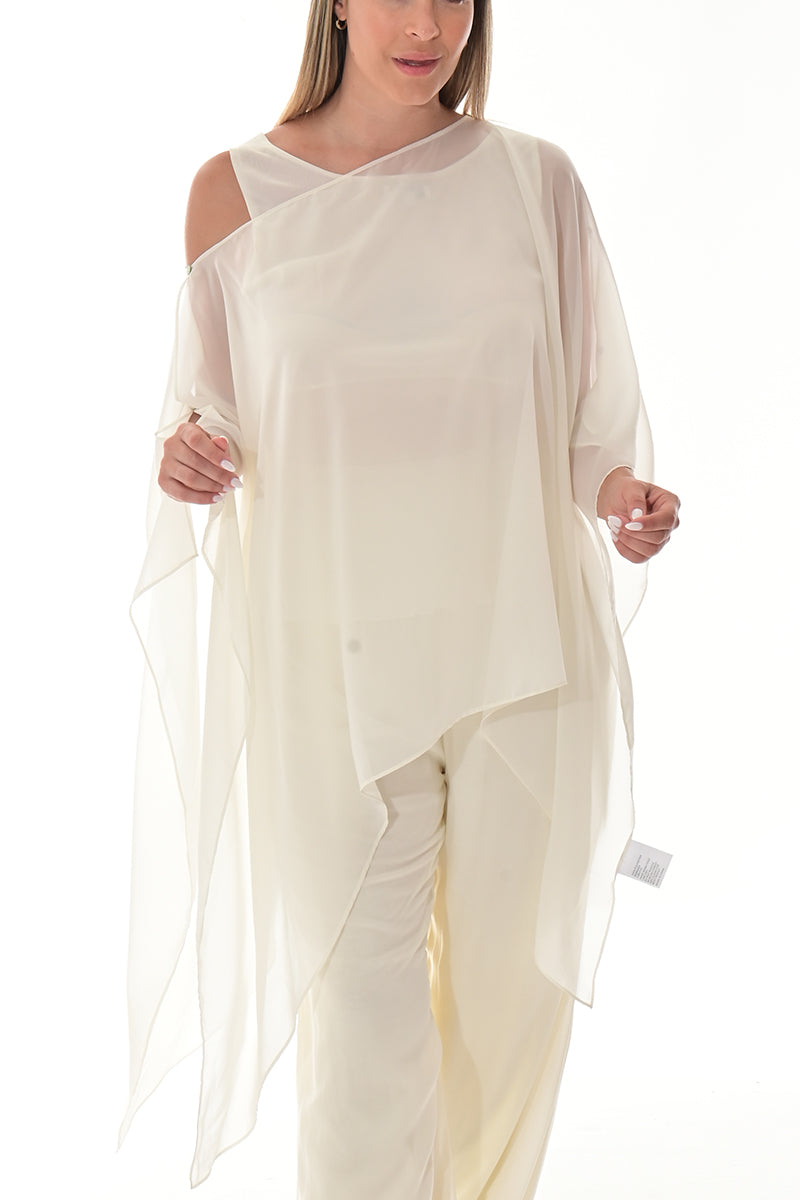 Ladies Shear Shrug Poncho Light Weight Off-the-Shoulder by AZUCAR - GREEN - Color Options - LSB3110 - 6 PCS/PRE-PACK