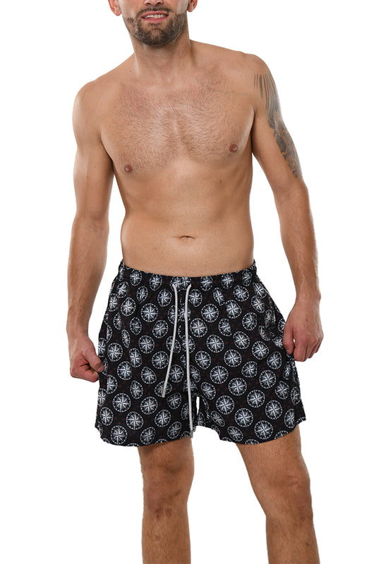 Men Polyester-Spandex Swimwear Shorts MBH1894 - 6 PCS/PRE-PACK