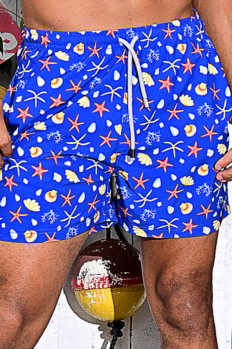 Men Polyester-Spandex Swimwear Shorts MBH1899 - 6 PCS/PRE-PACK
