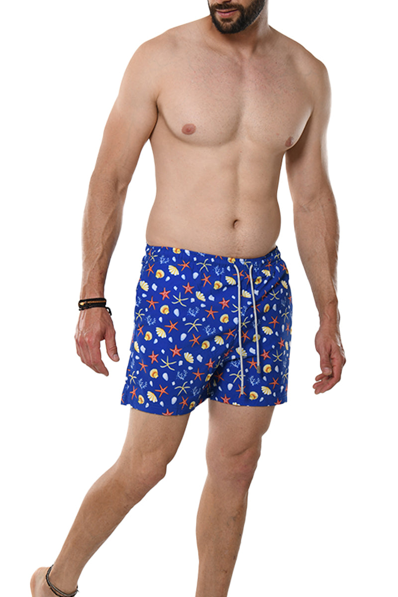 Men Polyester-Spandex Swimwear Shorts MBH1899 - 6 PCS/PRE-PACK