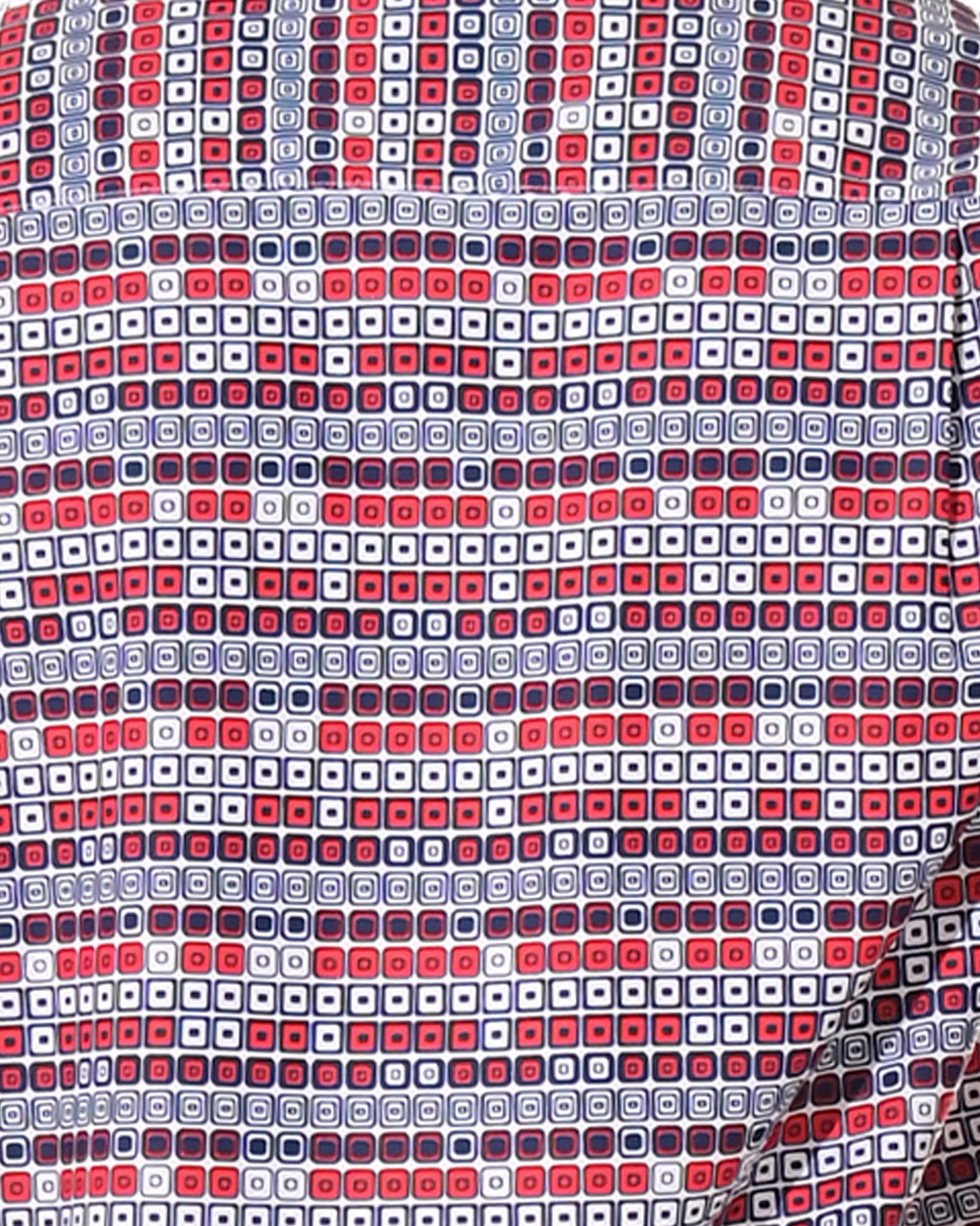 Men's S/S Button Down Shirt fashion Print by BOHIO - BURGUNDY/PRINT - MKS3179 - 6 PCS/PRE-PACK